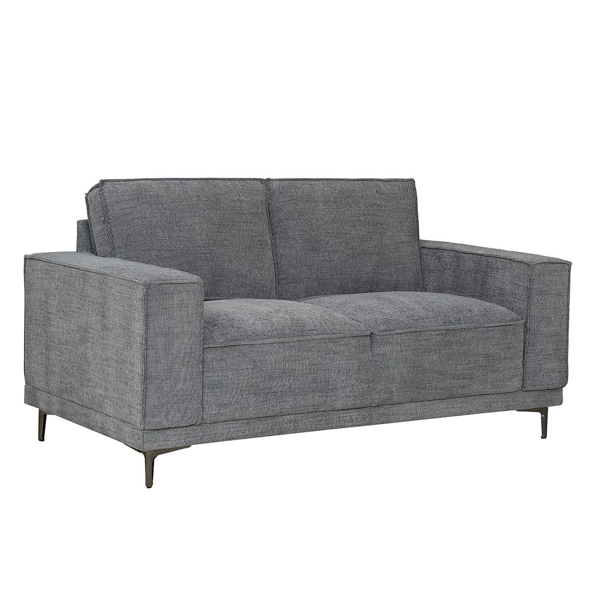 صوفا ديريك بمقعدين رمادية داكنة