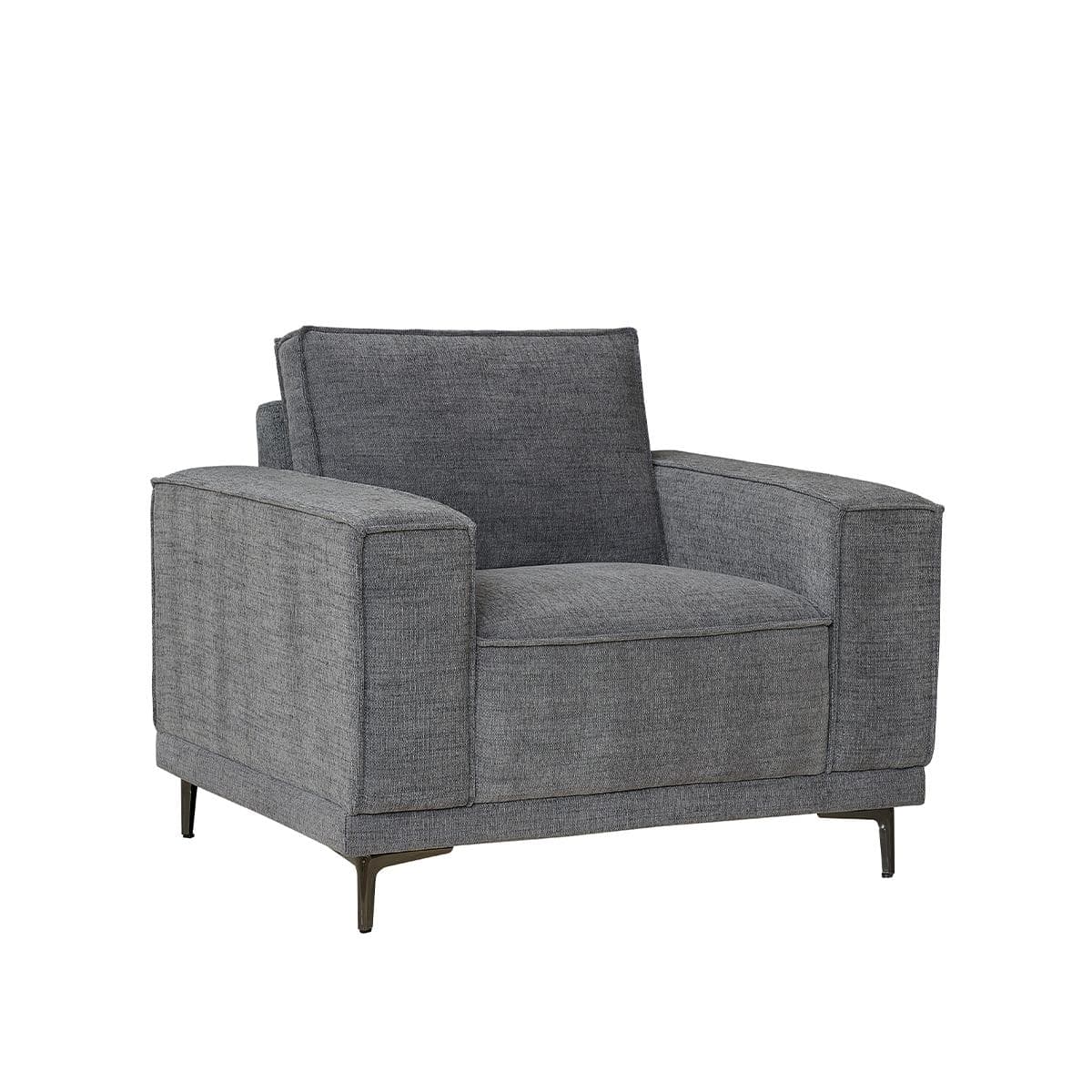 صوفا ديريك بمقعد واحد رمادية داكنة