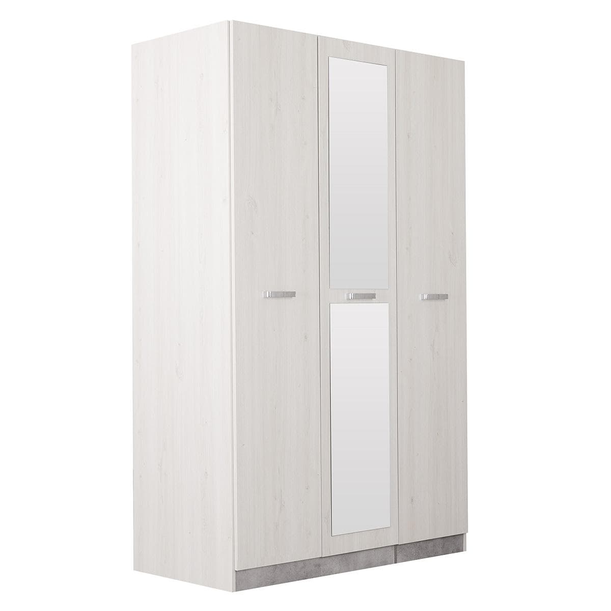 Kendra Jr. 3-Door Kids Wardrobe Light Oak/Cement