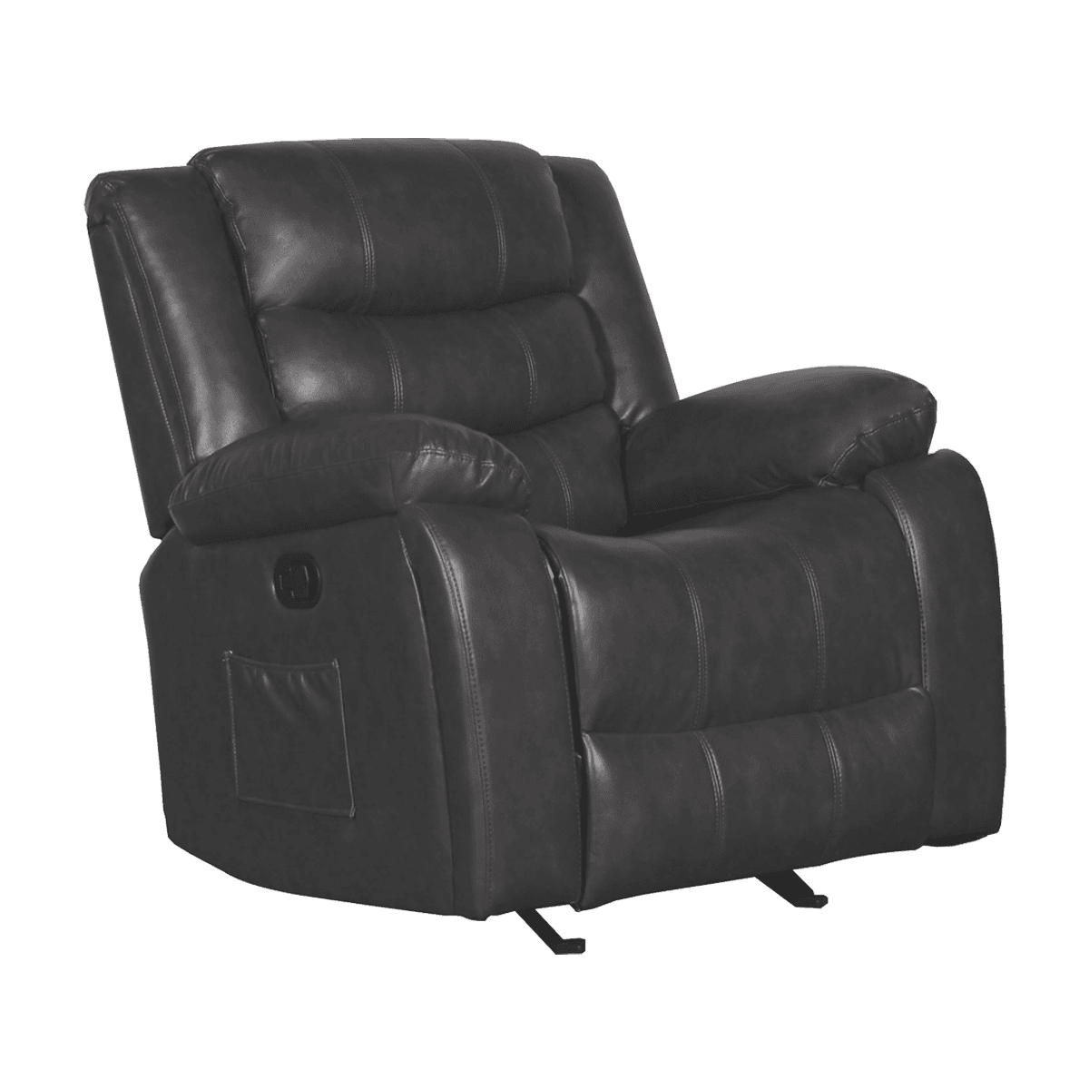 Melby Recliner with Cup Holder/Pockets Grey