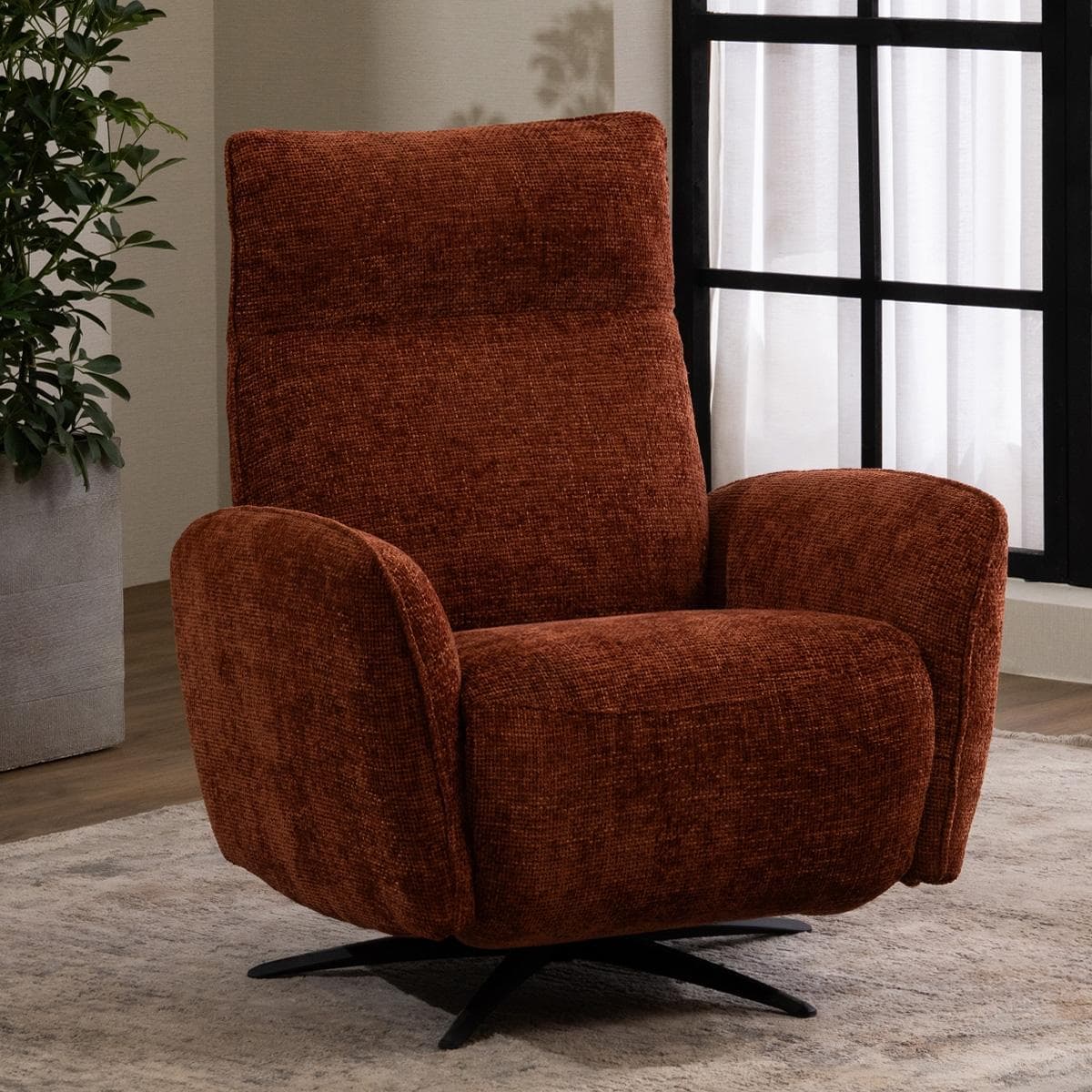 Monzo Electric Recliner Orange