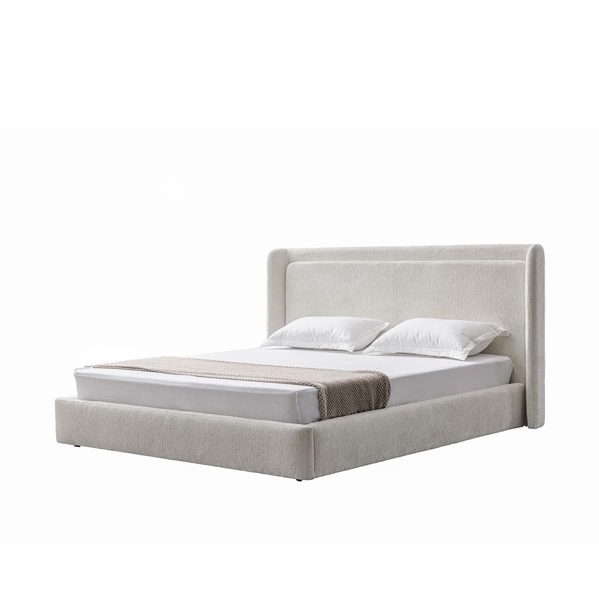 Keith 180X200 Modular Bed Beige