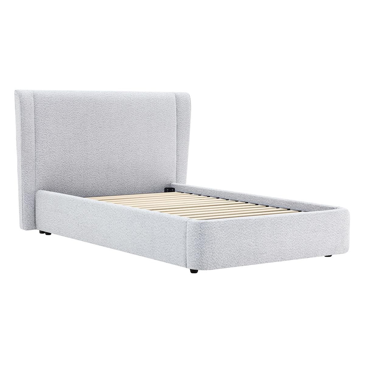 Jana 180X200 Bed with Storage Grey
