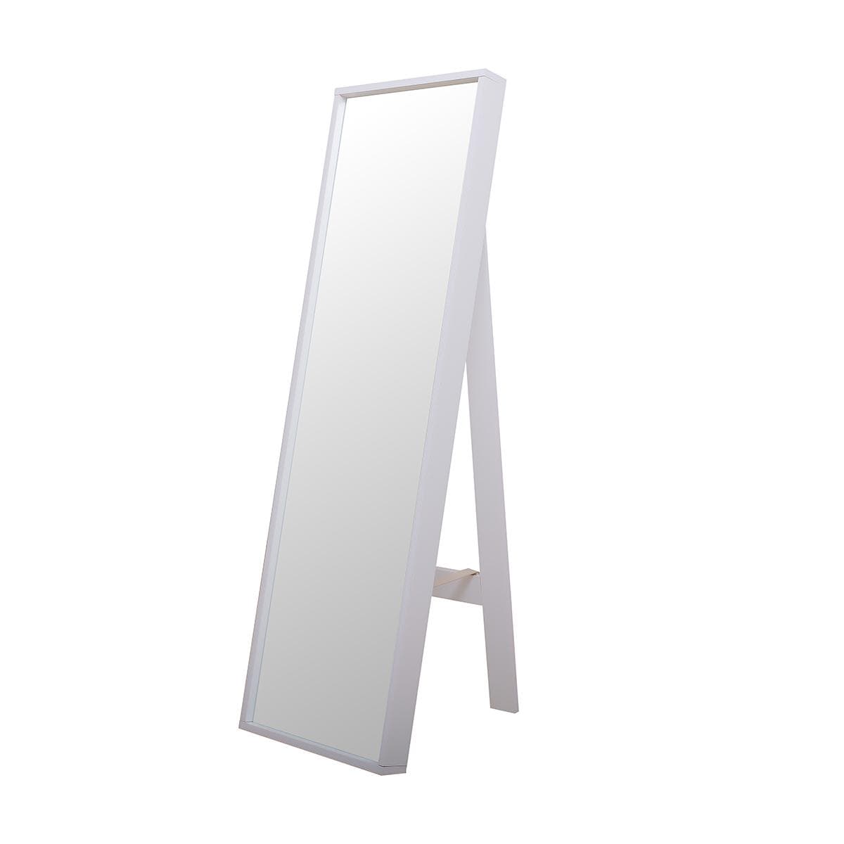 Barsa Standing Mirror White