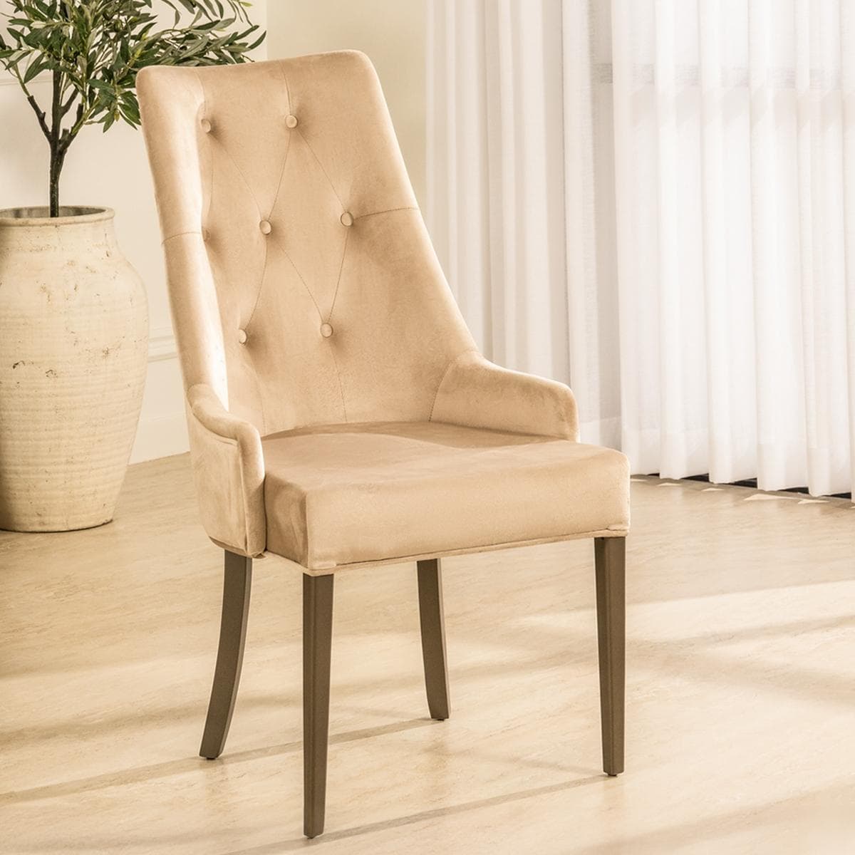 Jane Dining Chair Beige