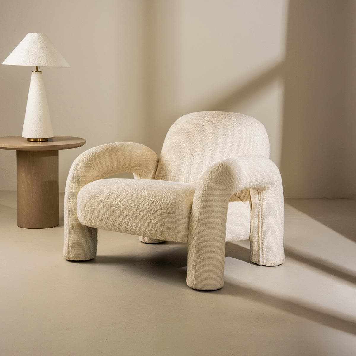 Arch Armchair Beige