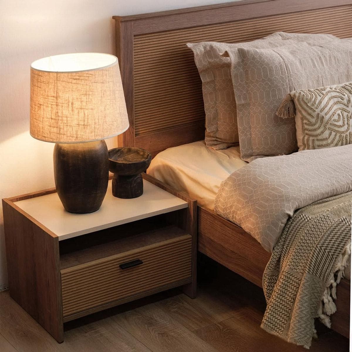 Alp Kids Nightstand Walnut