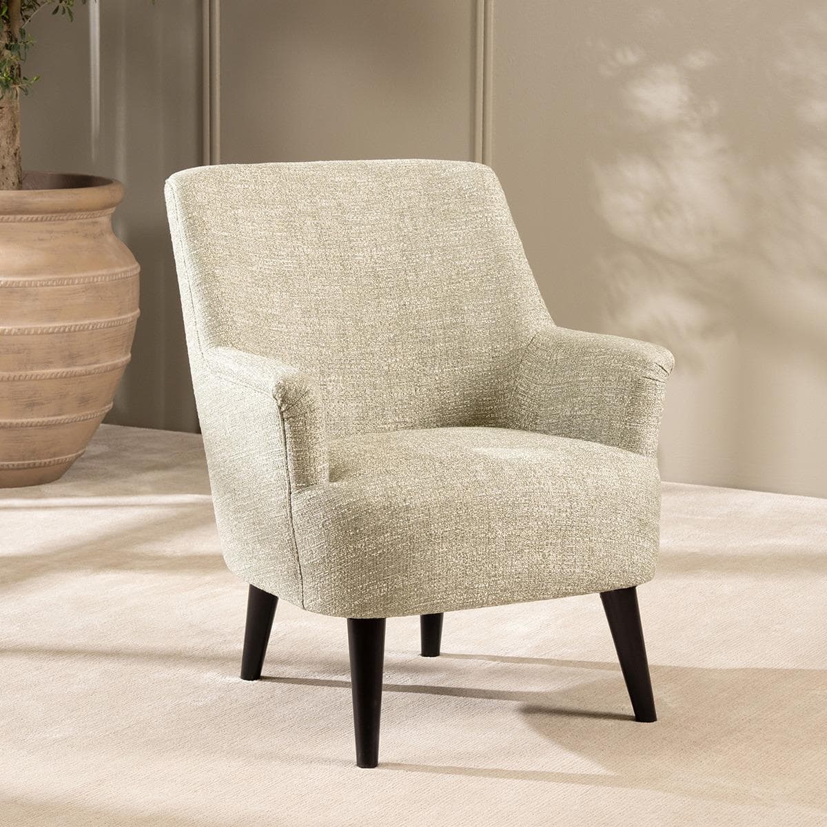 Rhombus Armchair White/Green