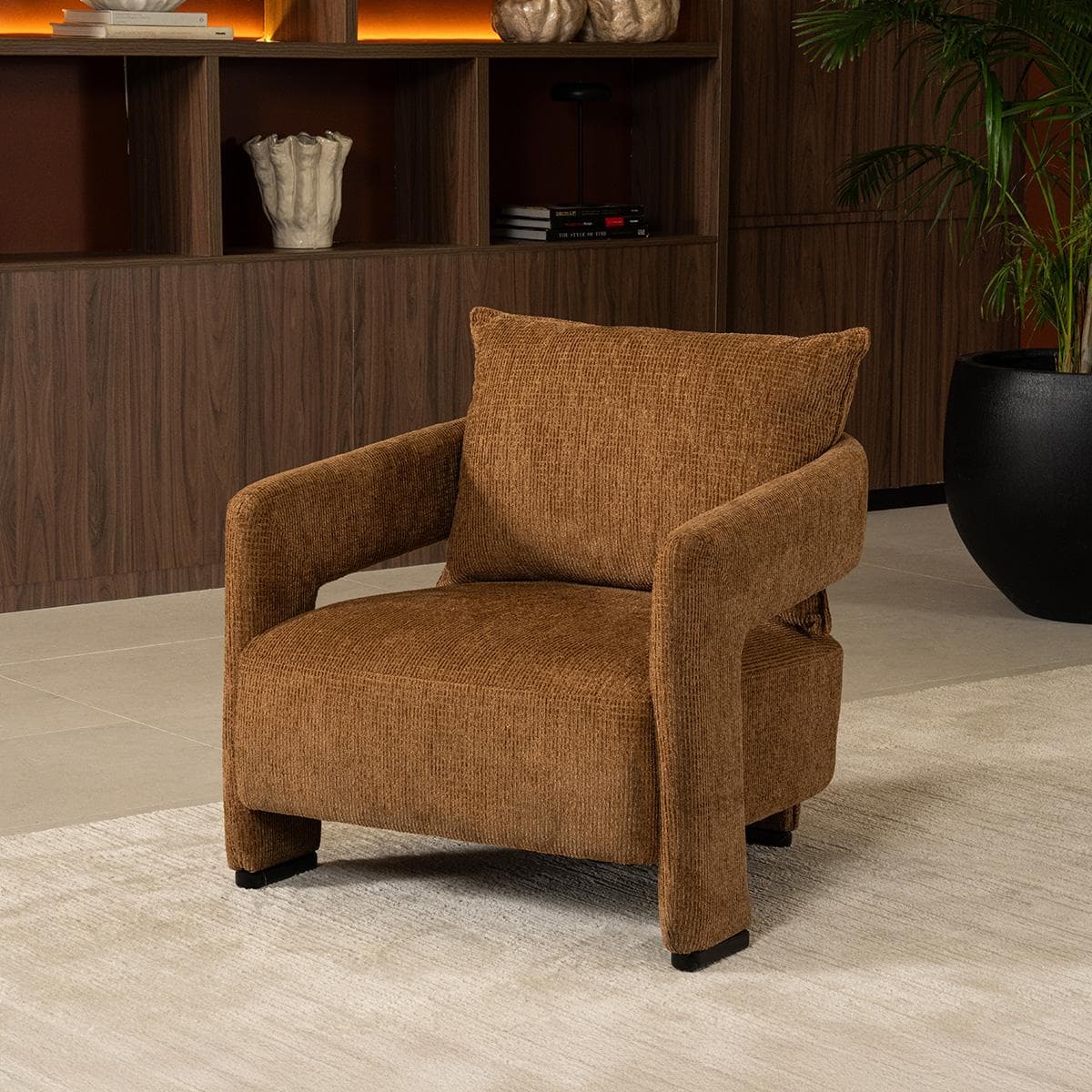 Cedar Armchair Brown