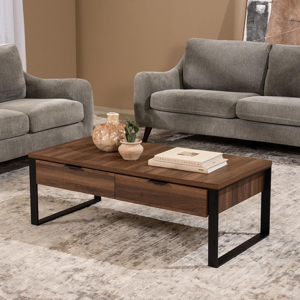 Anna Coffee Table Brown/Black