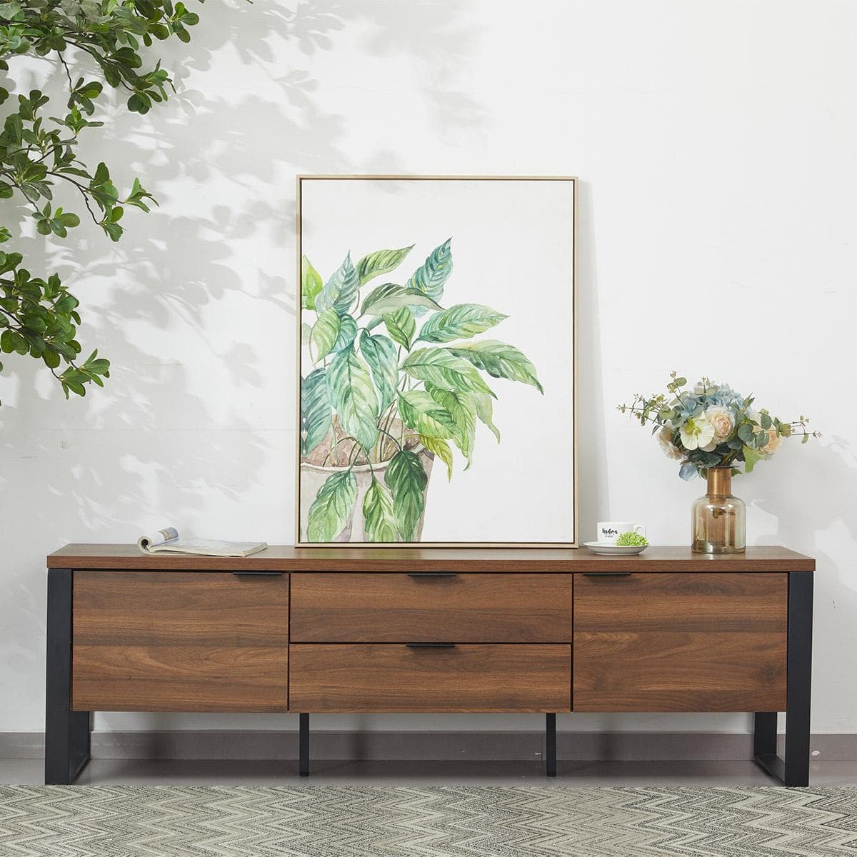 Anna TV Unit Brown/Black