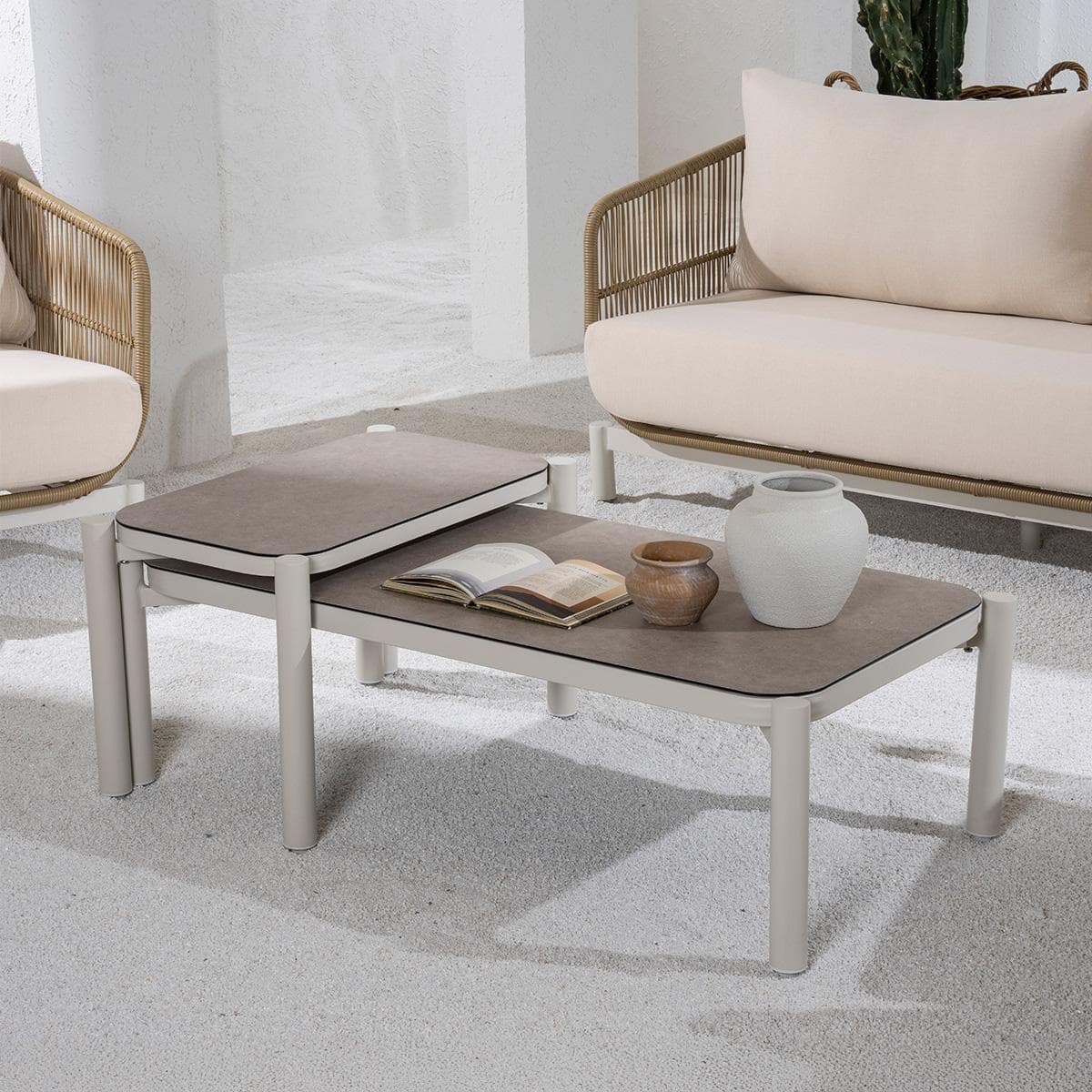 Neo Garden Small Coffee Table Brown