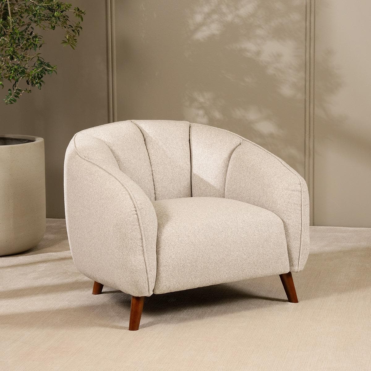 Lin 1-Seater Sofa Grey