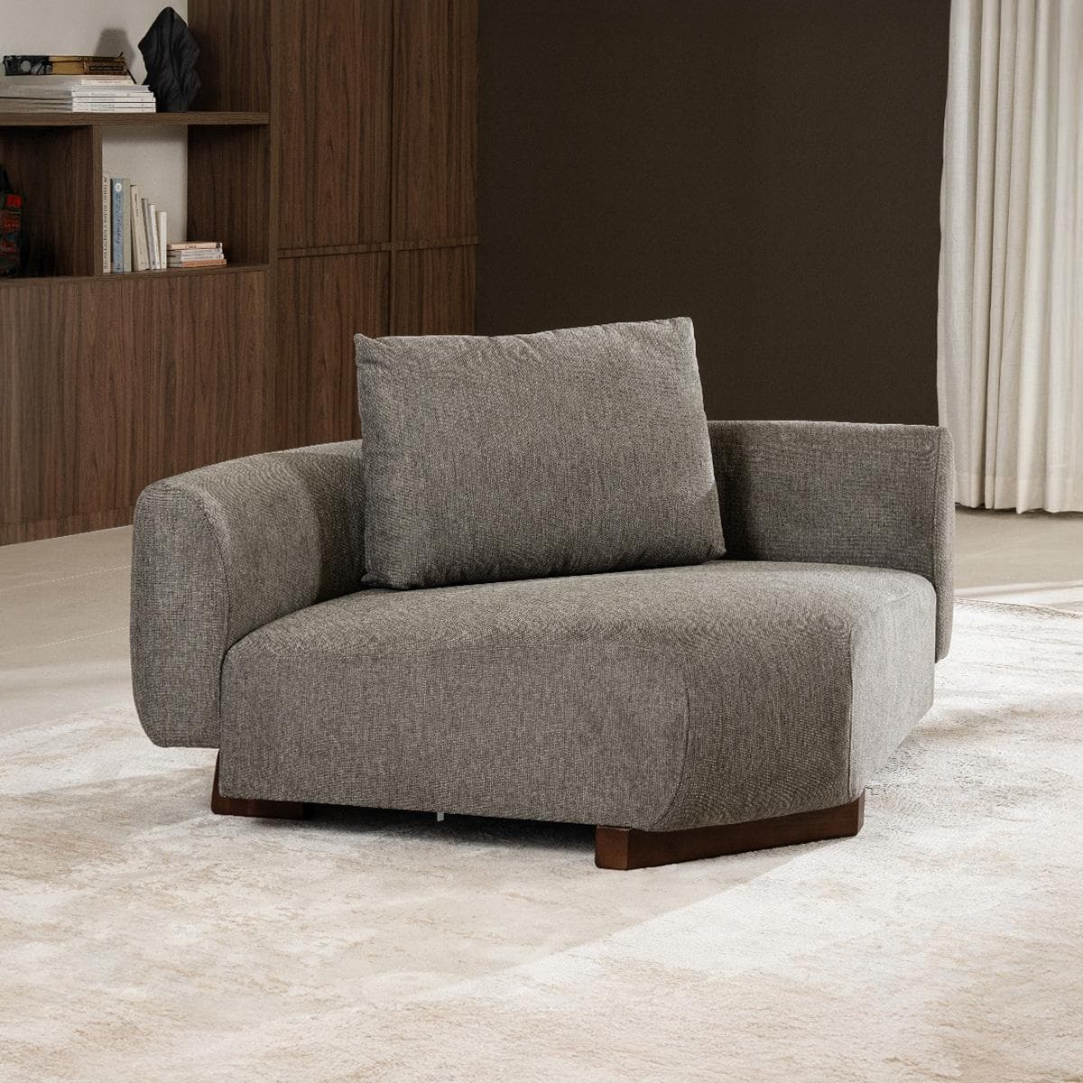 Cloud Wedge Sofa Grey