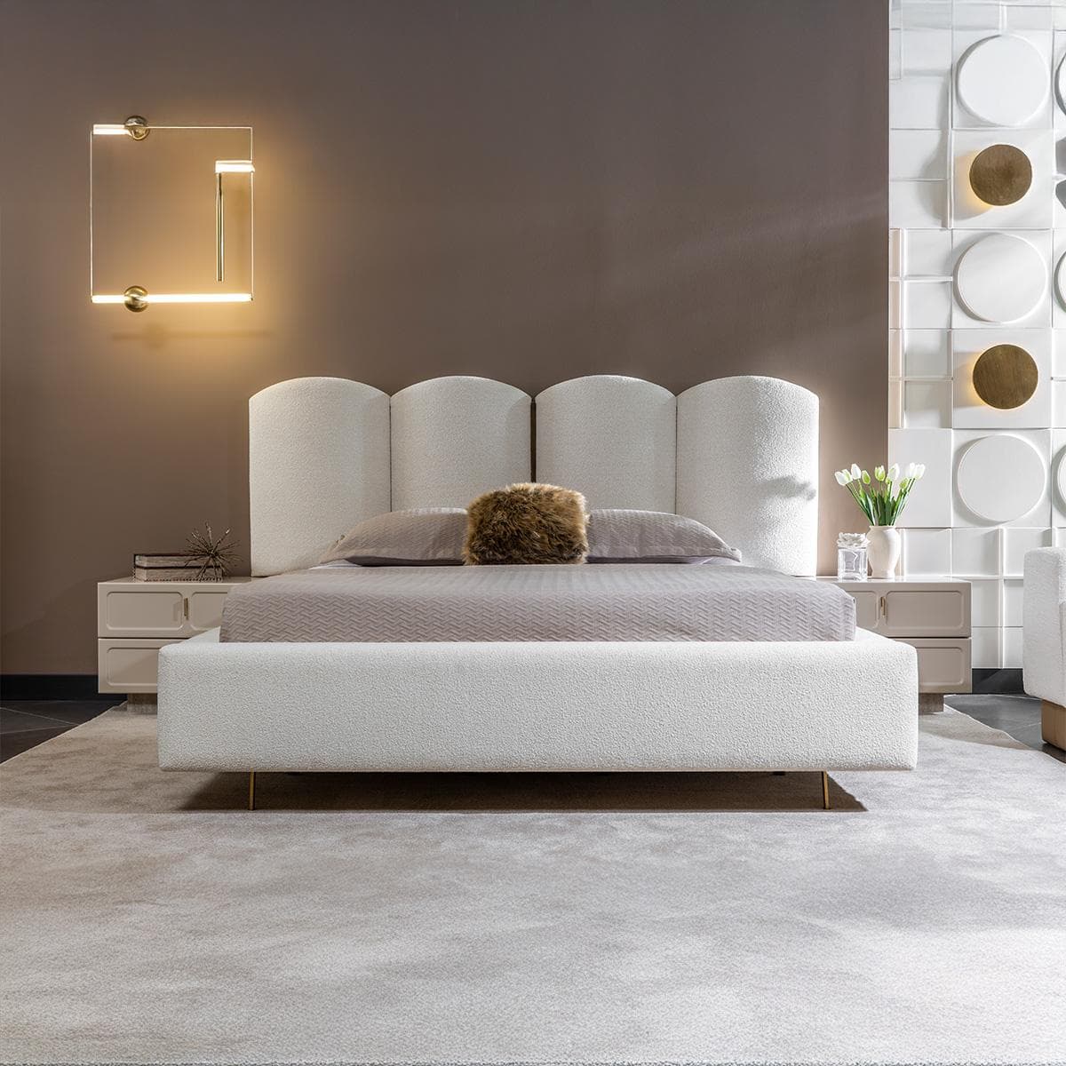 Dante 180X200 Bed with Storage Beige