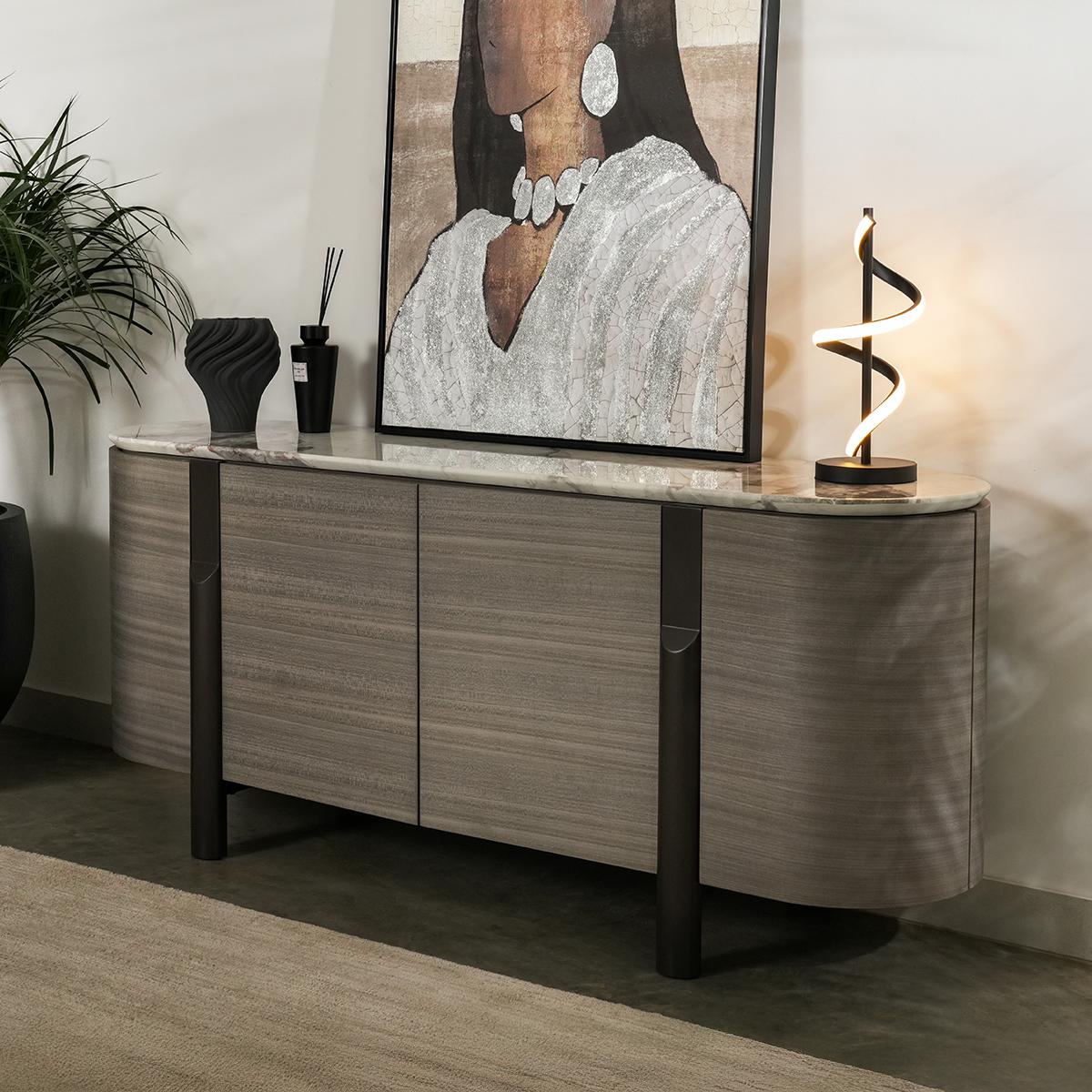 Lora Sideboard Grey/White