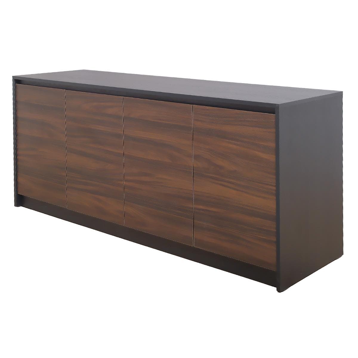 Prato 4-Door Sideboard Brown/Black