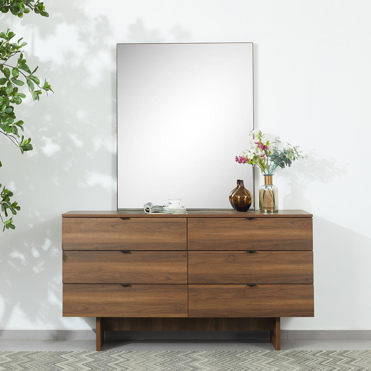 Kay Dresser with Mirror Walnut