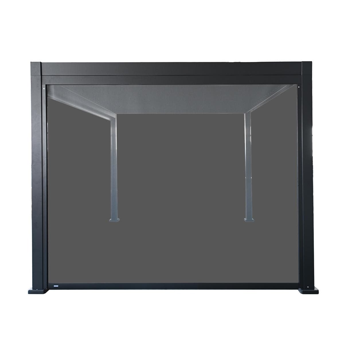 Layali Dropscreen 3X6 M Grey + 3X4 M Aluminium/Steel