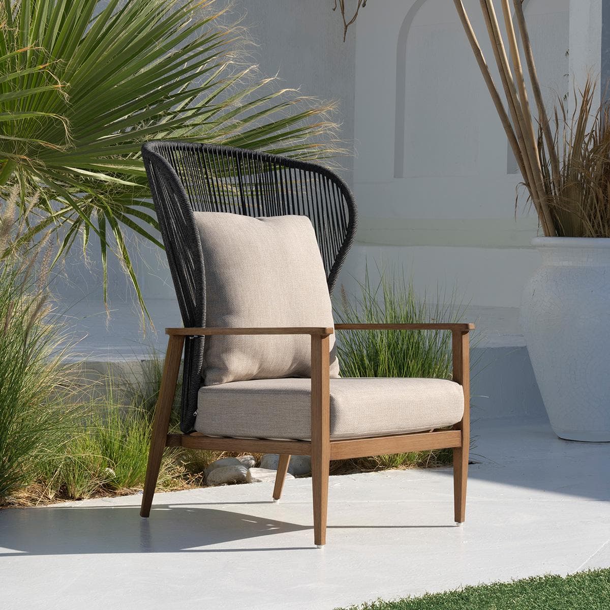 Bida Garden Armchair Beige/Brown