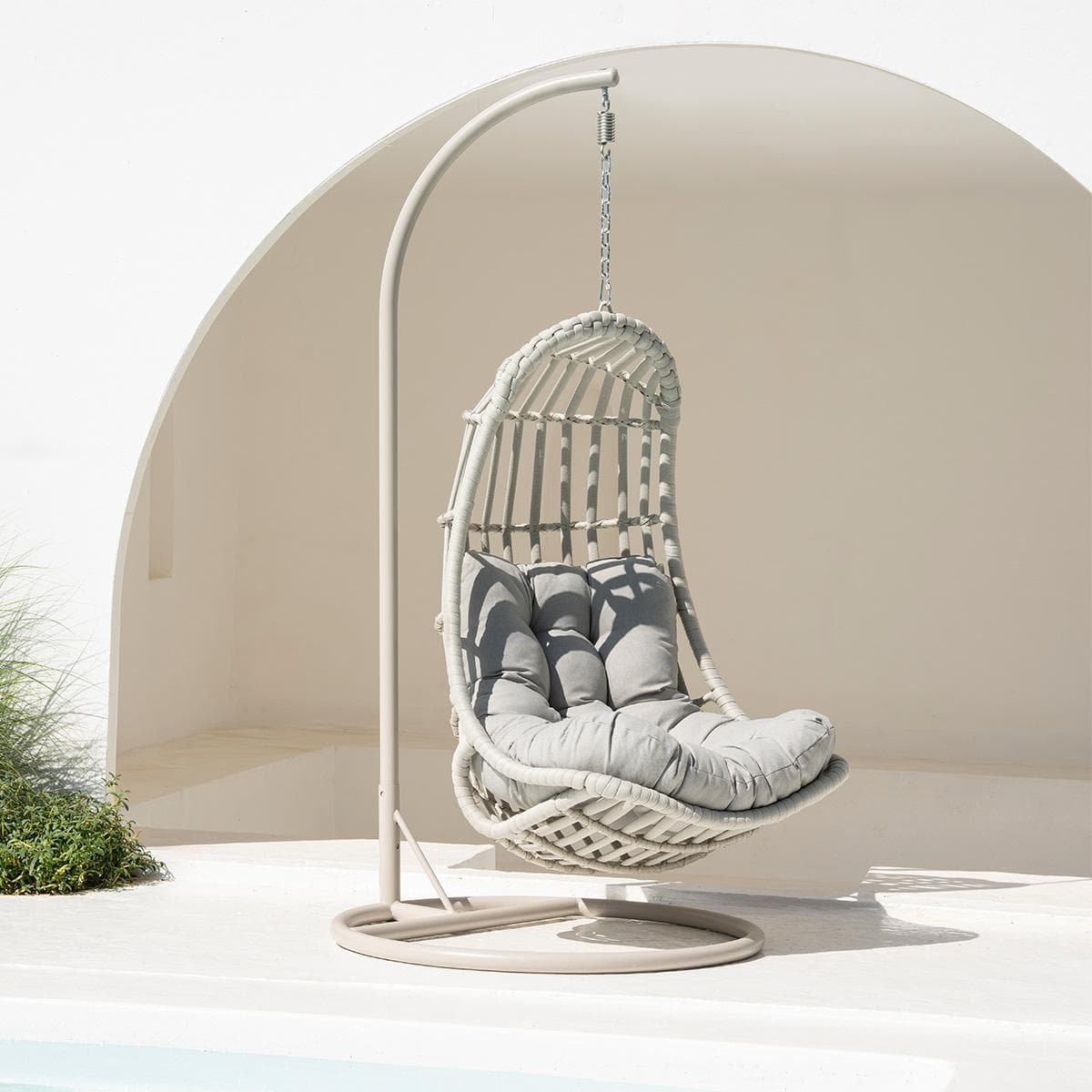 أرجوحة دايا للقعدات الخارجية رمادي فاتح