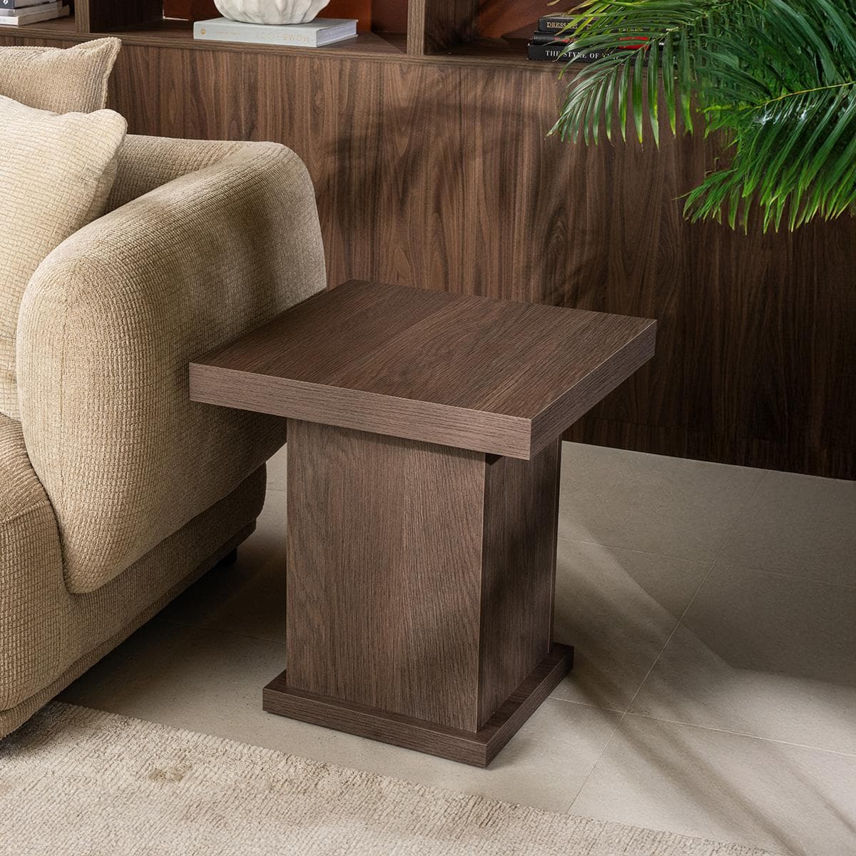 Vola End Table Brown