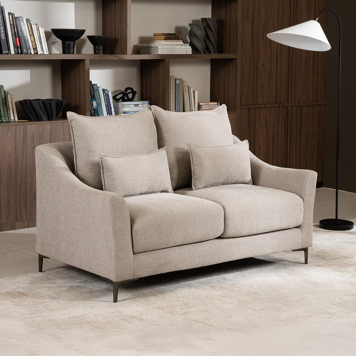 Lara 2-Seater Sofa Brown