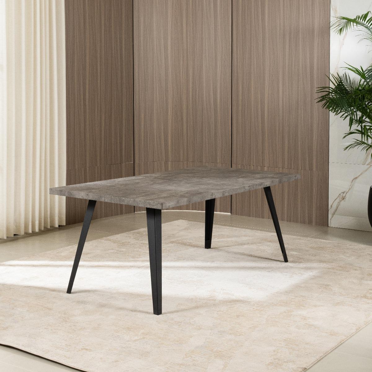 Rosana 8-Seater Dining Table Concrete