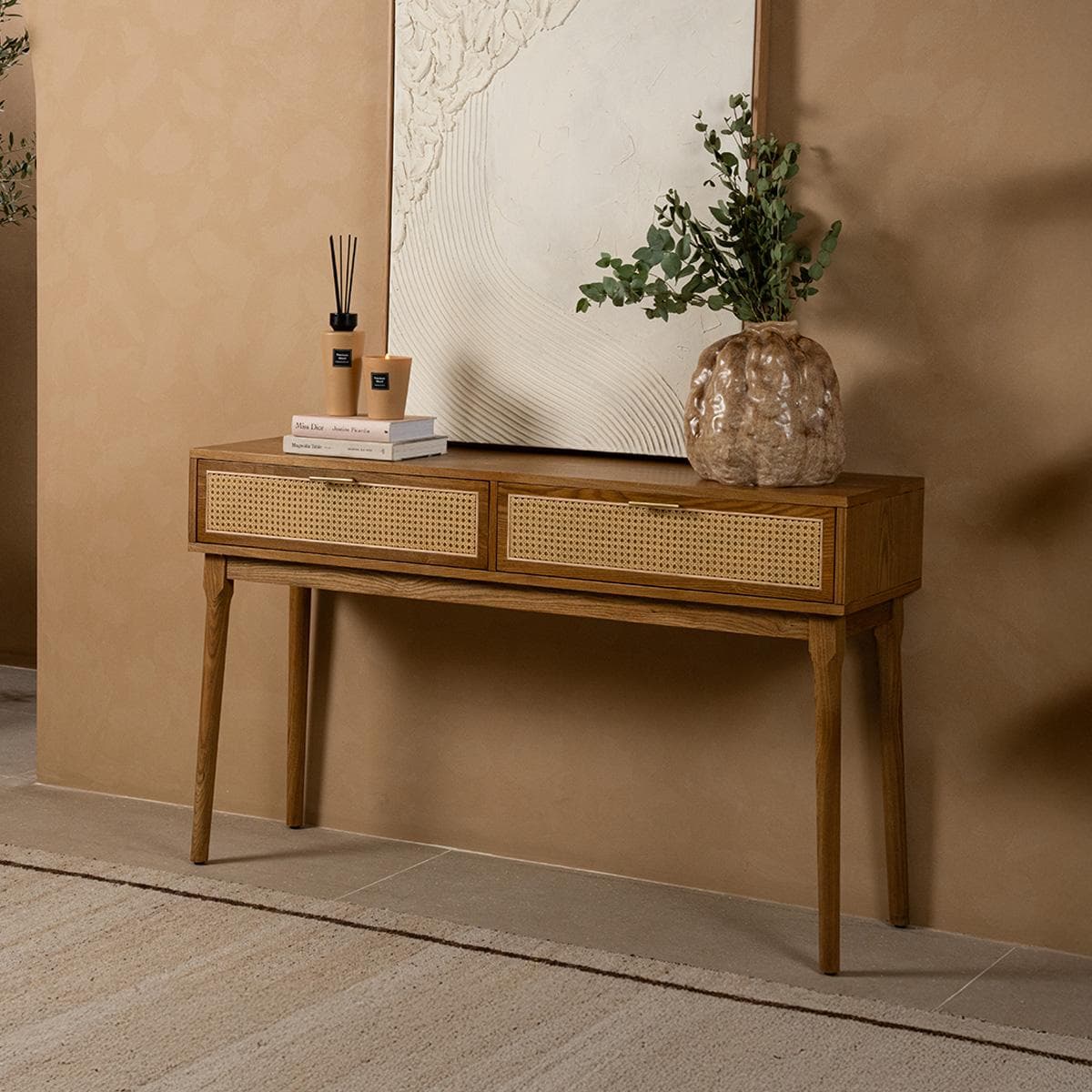 Kane Console Table Brown