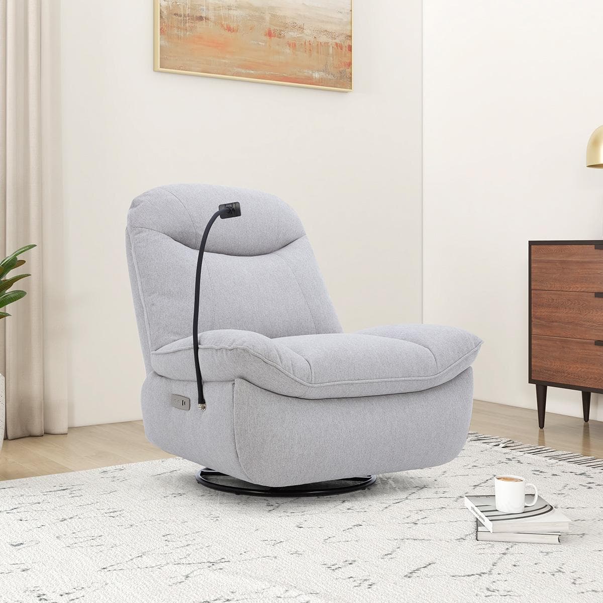 Rowen Electric Recliner Grey