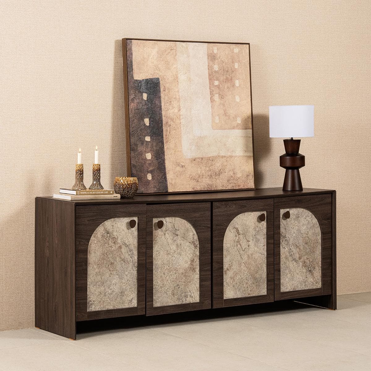 Mersin Sideboard Grey/Brown