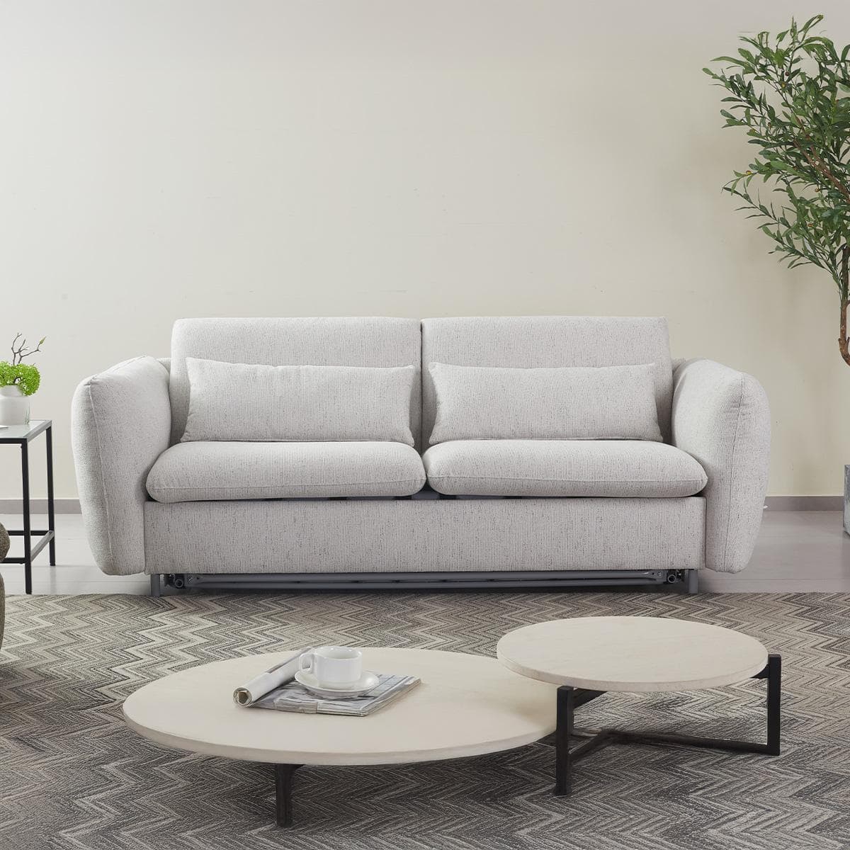 Alma Sofa Bed Light Grey