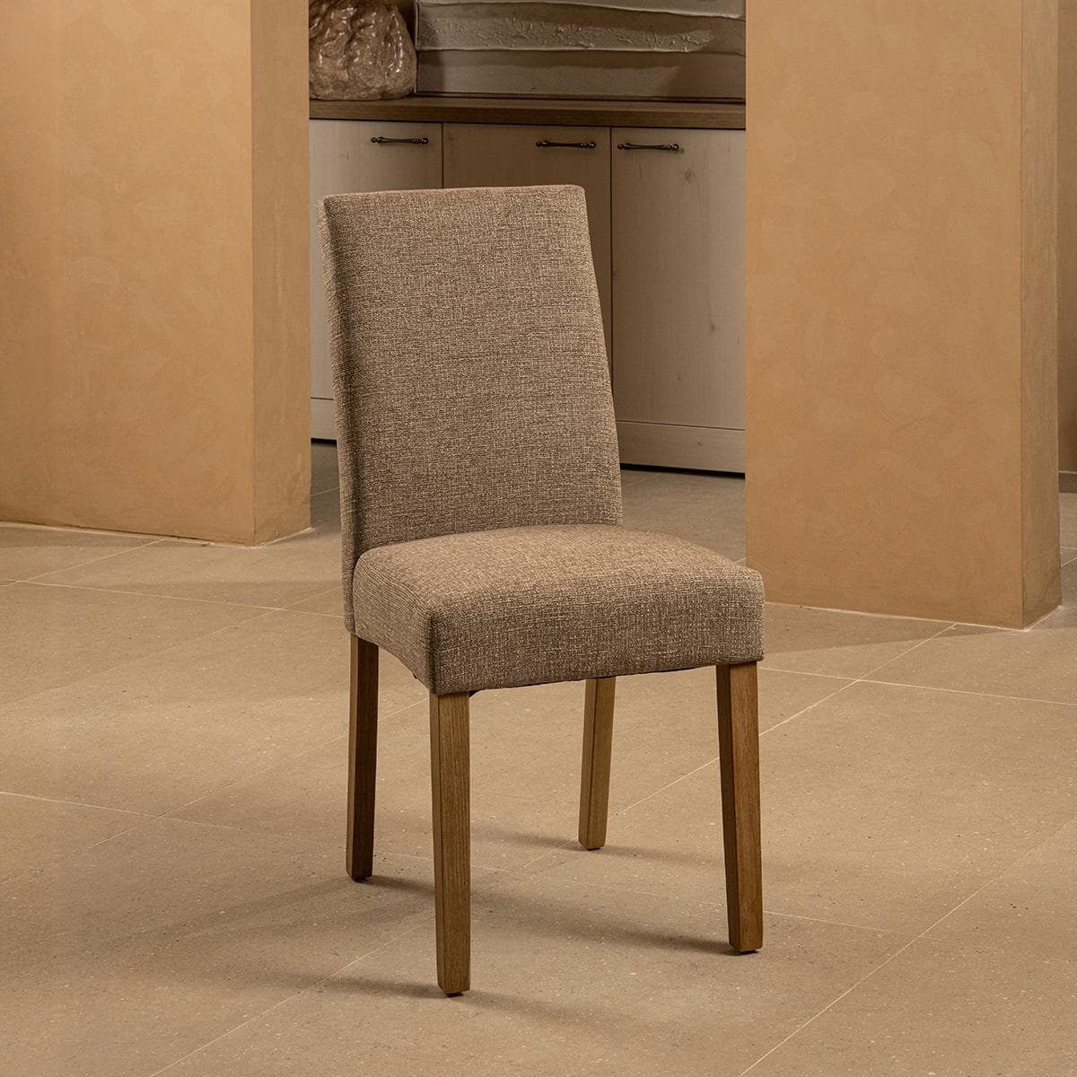 Country Dining Chair Brown