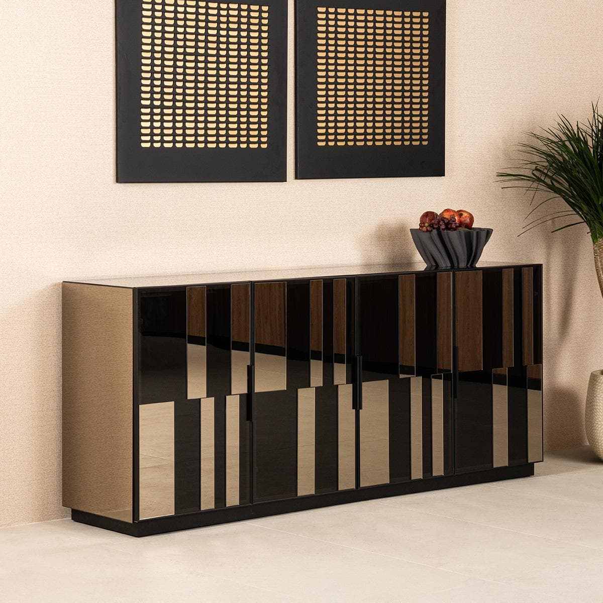 Cedar Buffet Grey/Bronze