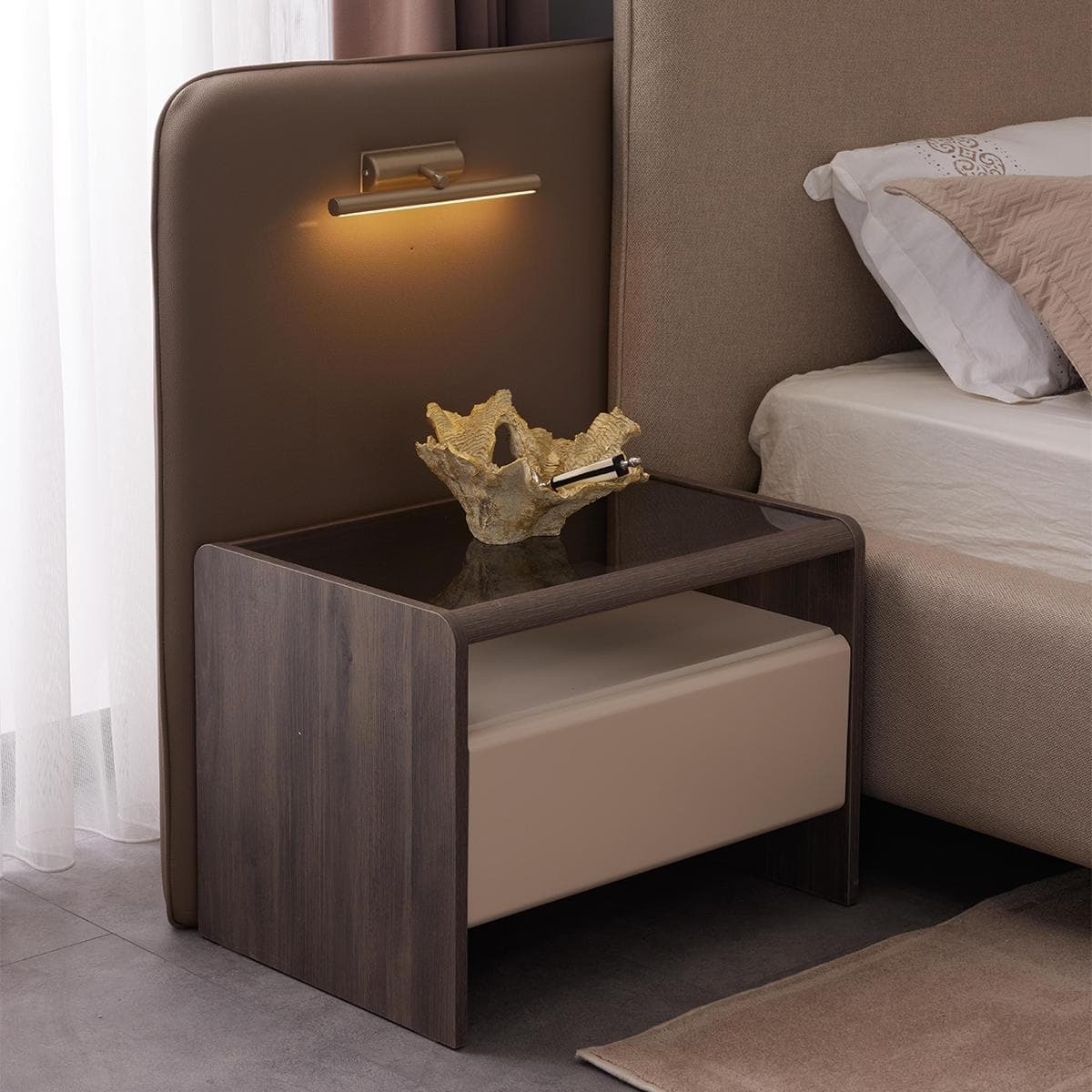 Rosita Nightstand Beige