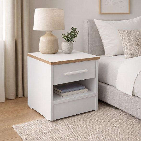 Pera Kids Nightstand White