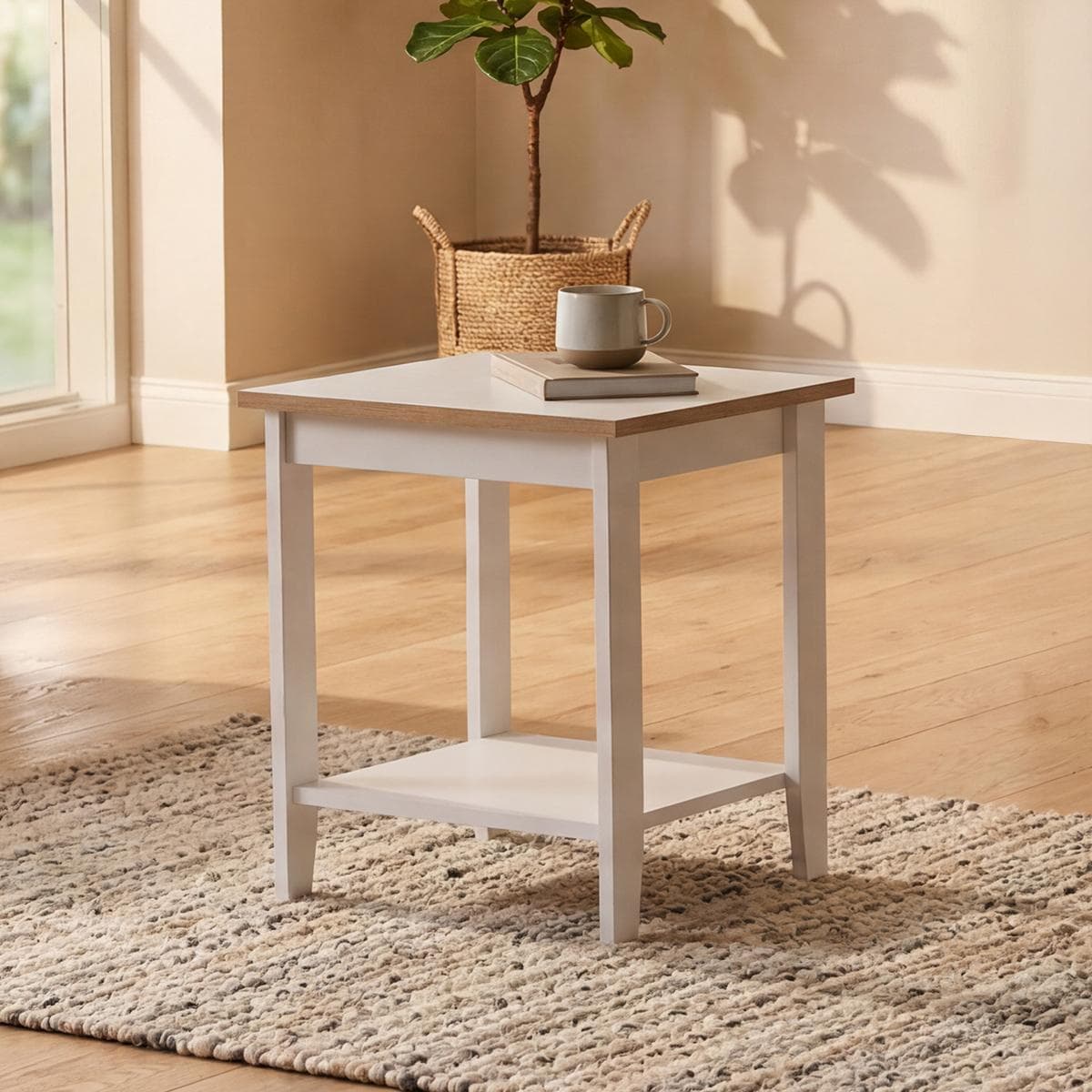 Pera End Table White