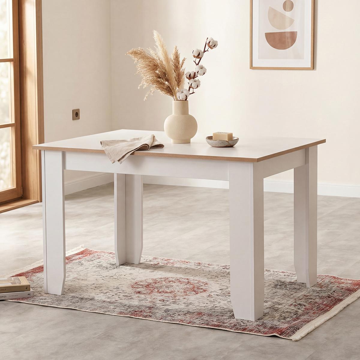 Pera 4-Seater Dining Table White.