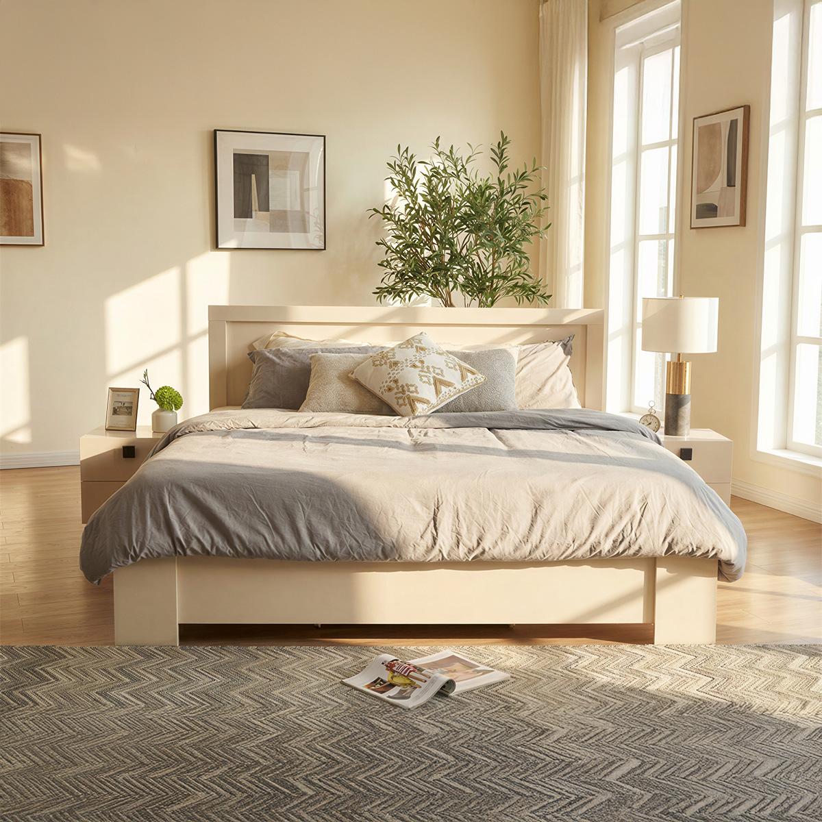 Sophie 180X200 Bed Champagne
