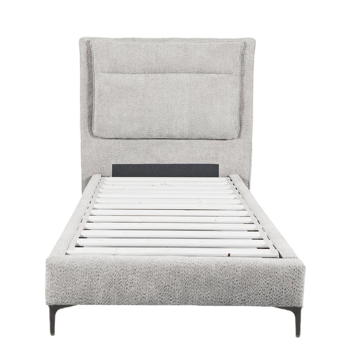 Darren 90X200 Bed Dark Beige