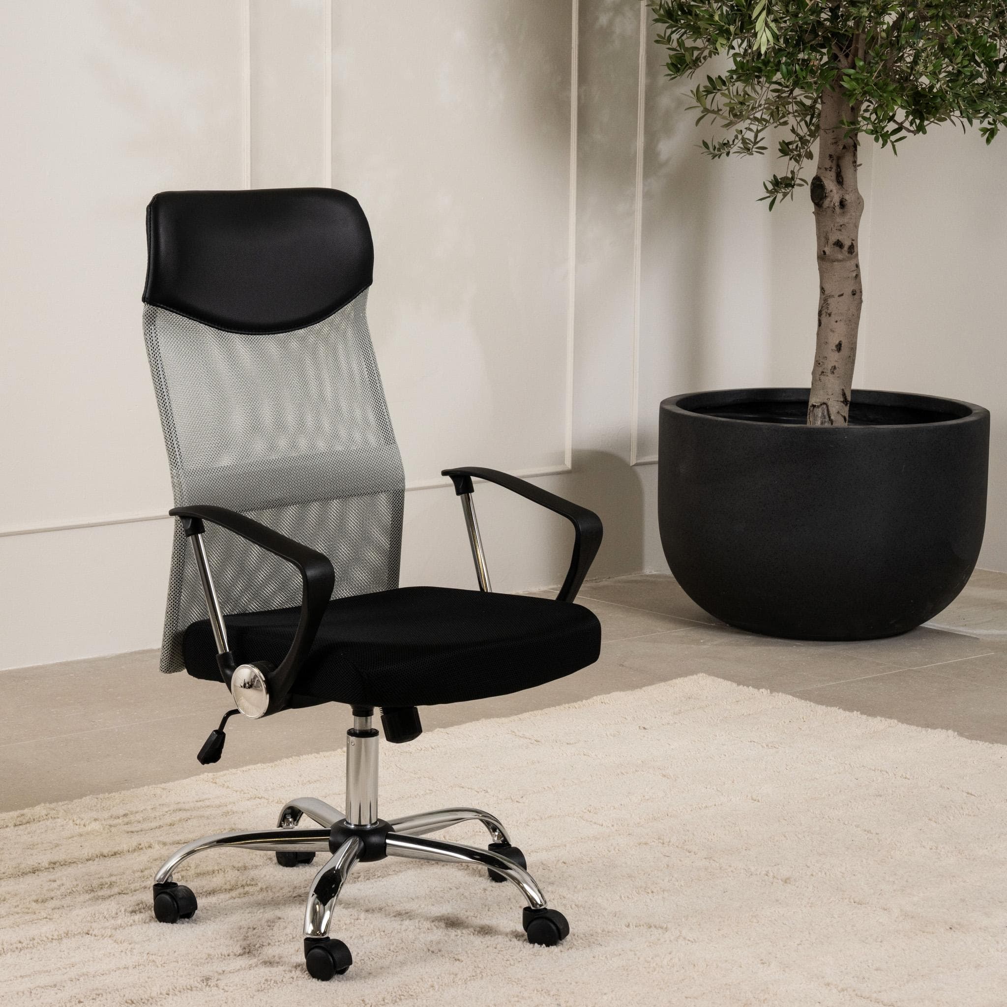 Raya Kids Office Chair Grey/Black