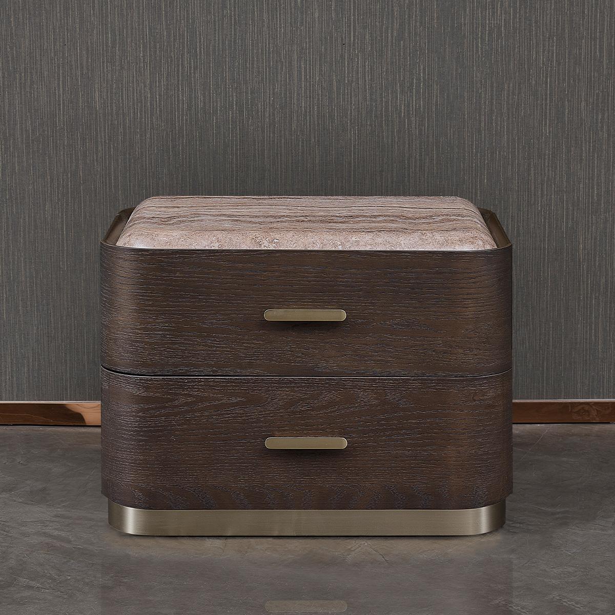 Petra Nightstand Brown