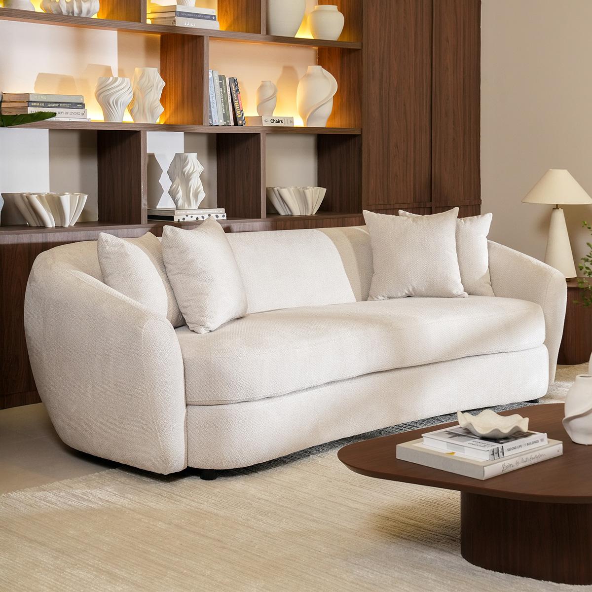 Drivo 4-Seater Sofa Beige