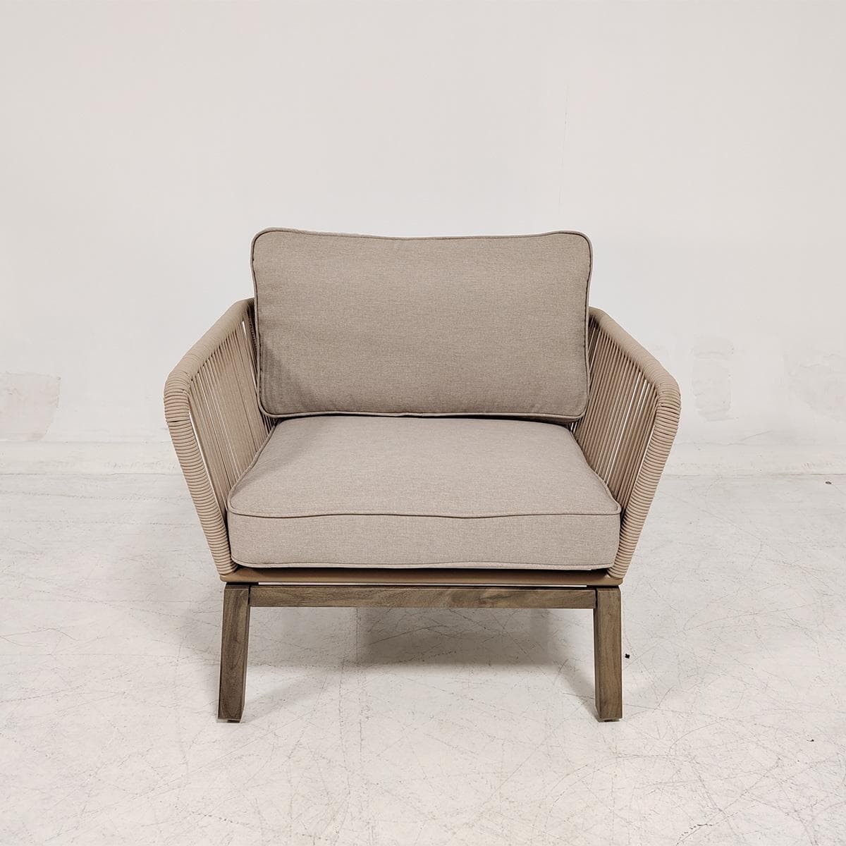 Amy Single Garden Sofa Beige