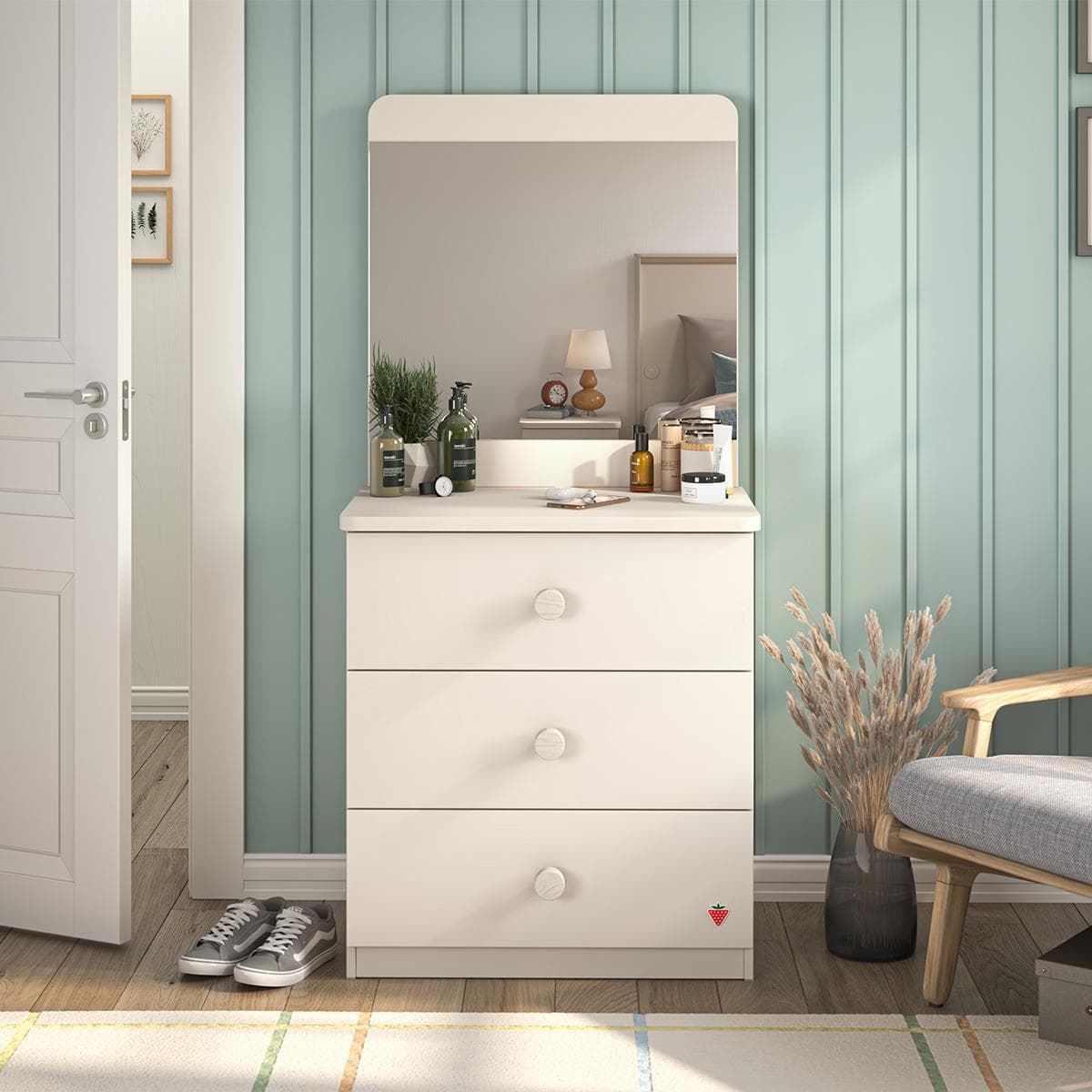 Varia Kids Dresser With Mirror