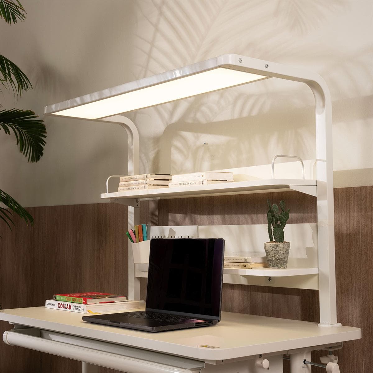 Edna Big Kids Bookshelf for Study Desk White