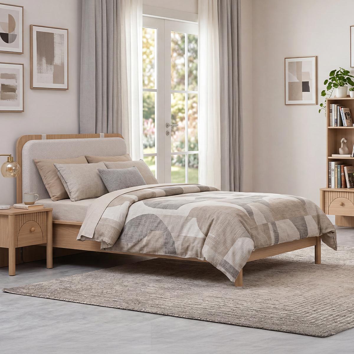 Klimt 90X200 Kids Bed Oak