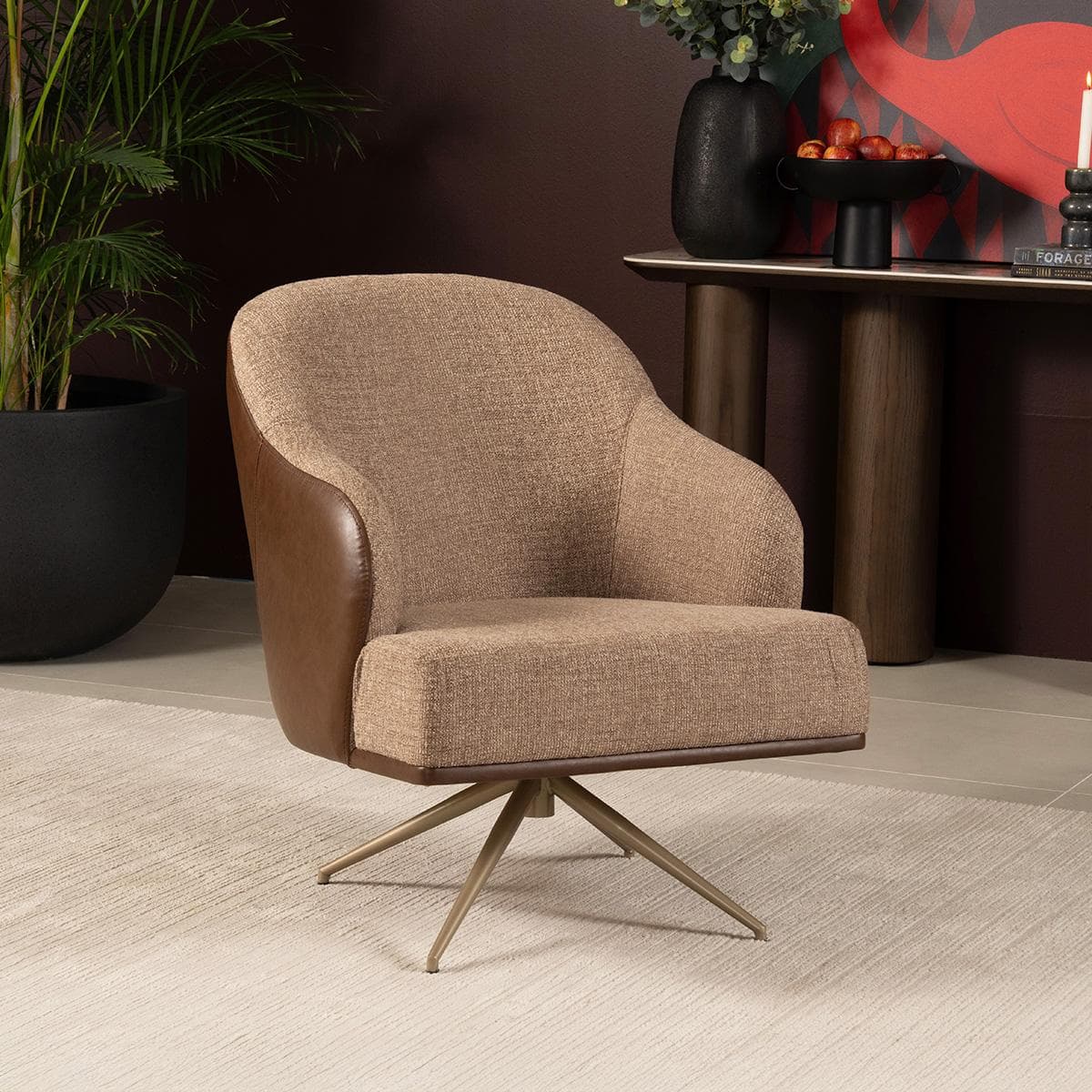 Stefan Armchair Brown