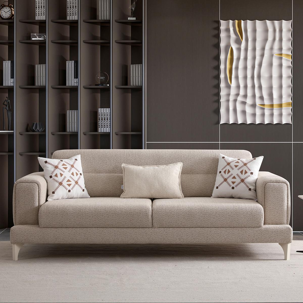 Samberg 3-Seater Sofa Cream