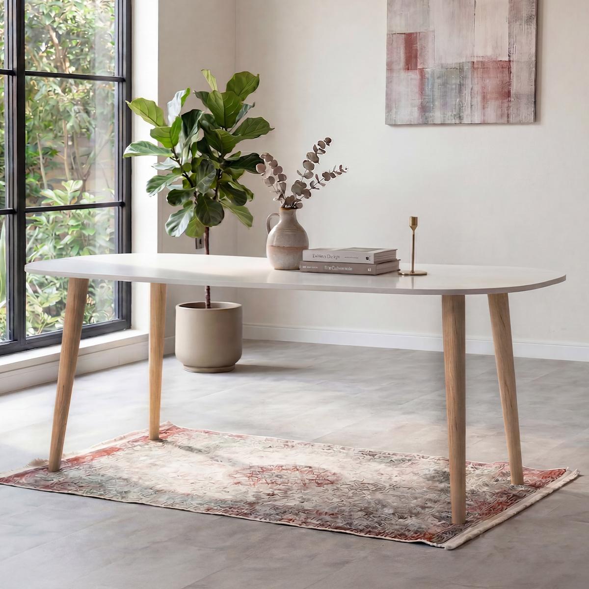 Juliette 8-Seater Dining Table White
